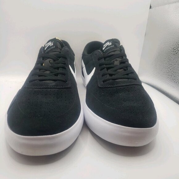 NEW Size 13- Men's Nike SB Heritage Vulc Black/White Skateboard Sneaker Shoes - Picture 4 of 6